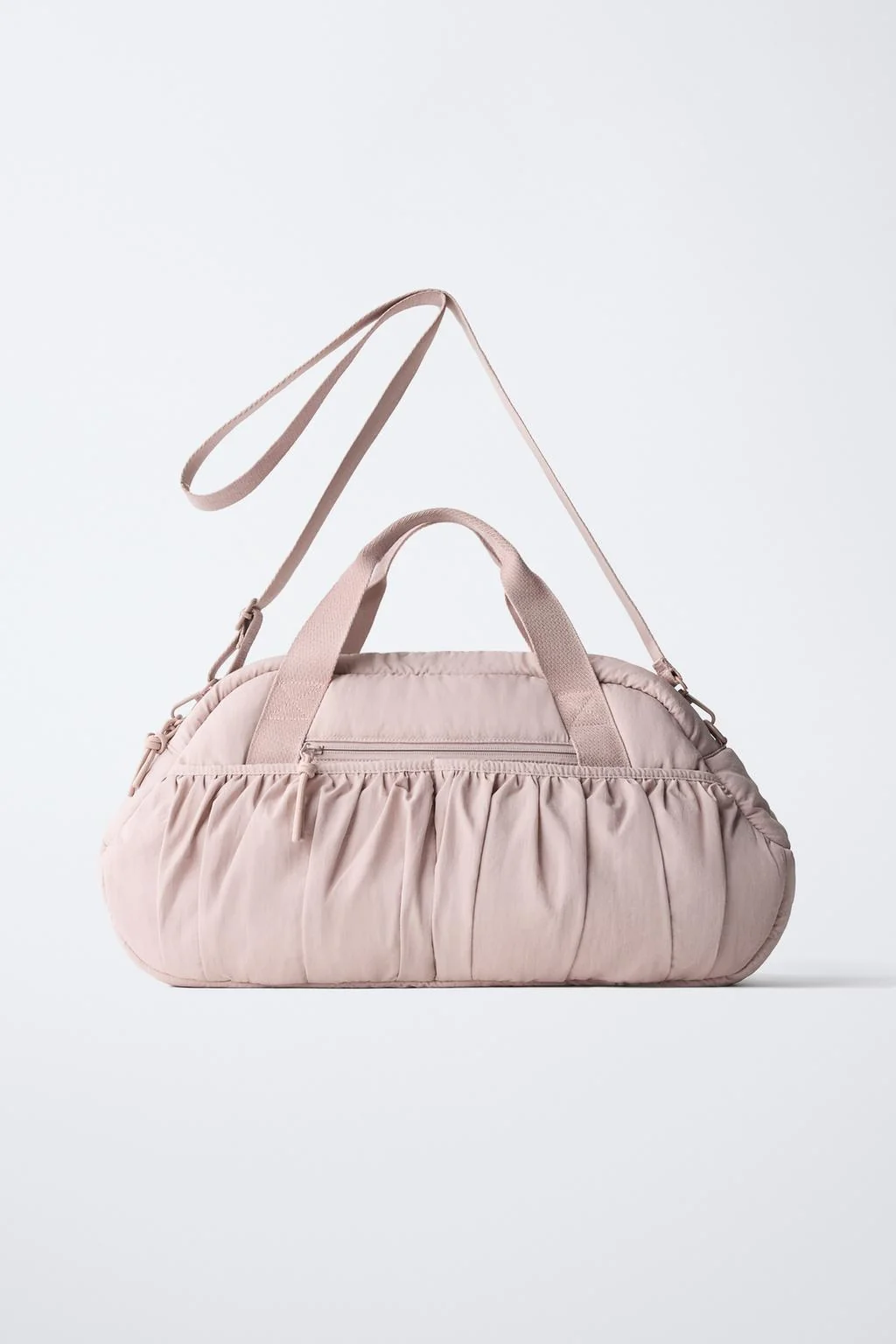 QUILTED GATHERED BOWLING BAG
