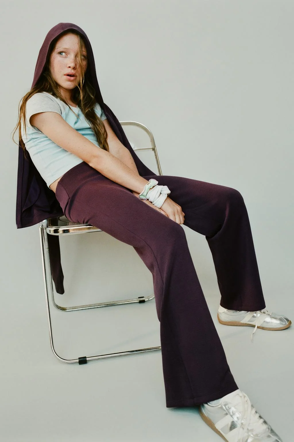 WIDE-LEG GYM TROUSERS