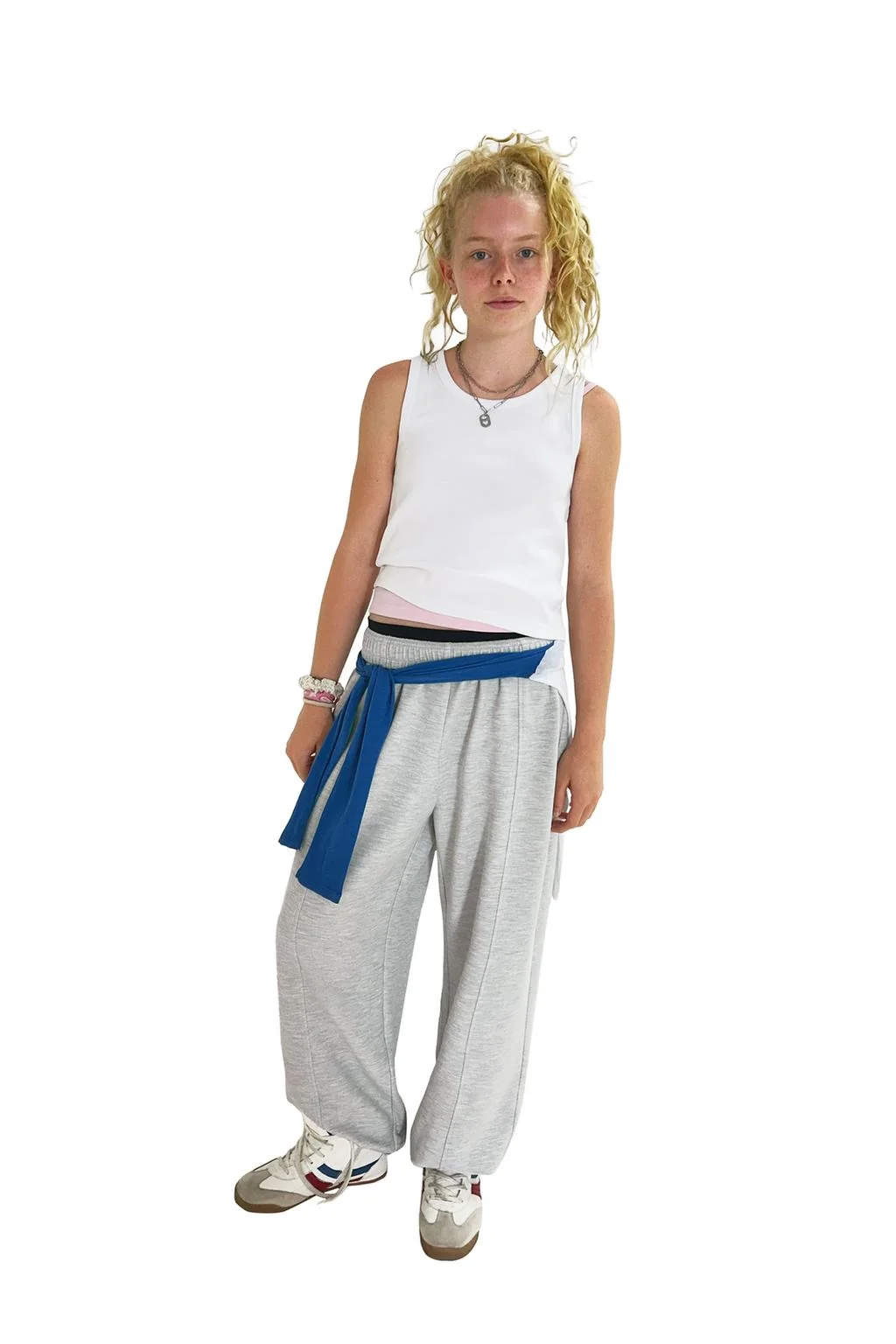 WAFFLE-KNIT GYM JOGGERS