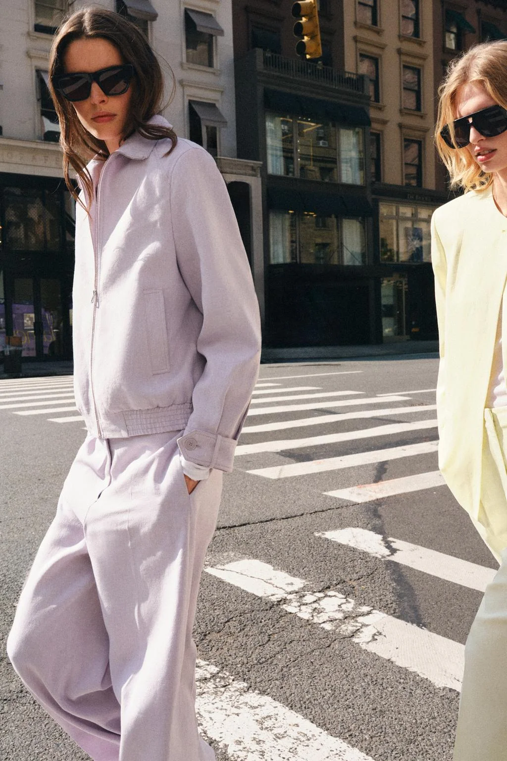 ZW COLLECTION LINEN BLEND BOMBER JACKET
