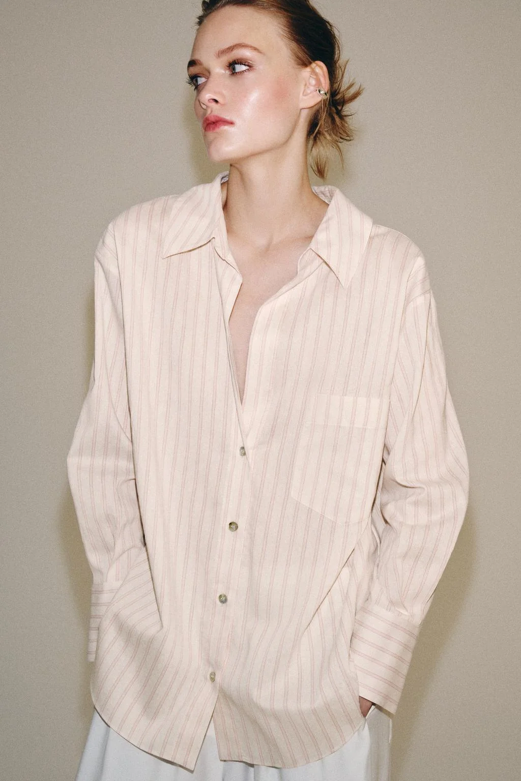 ZW COLLECTION STRIPED SHIRT