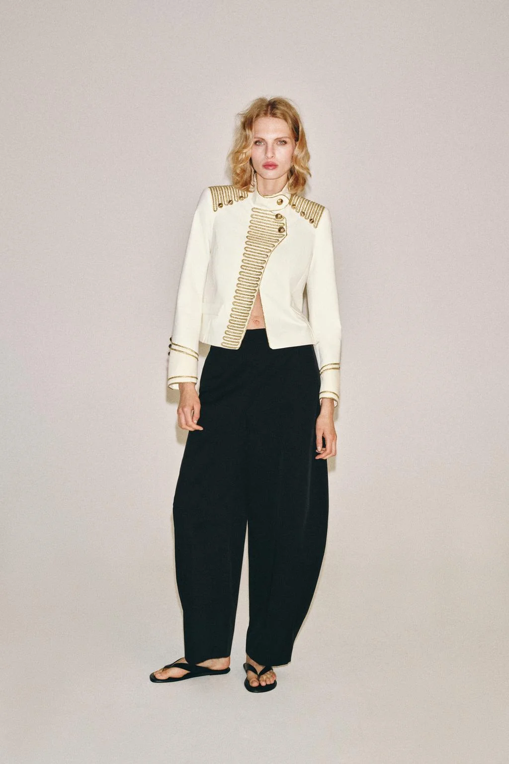 ZW COLLECTION JACKET WITH FROG FASTENING