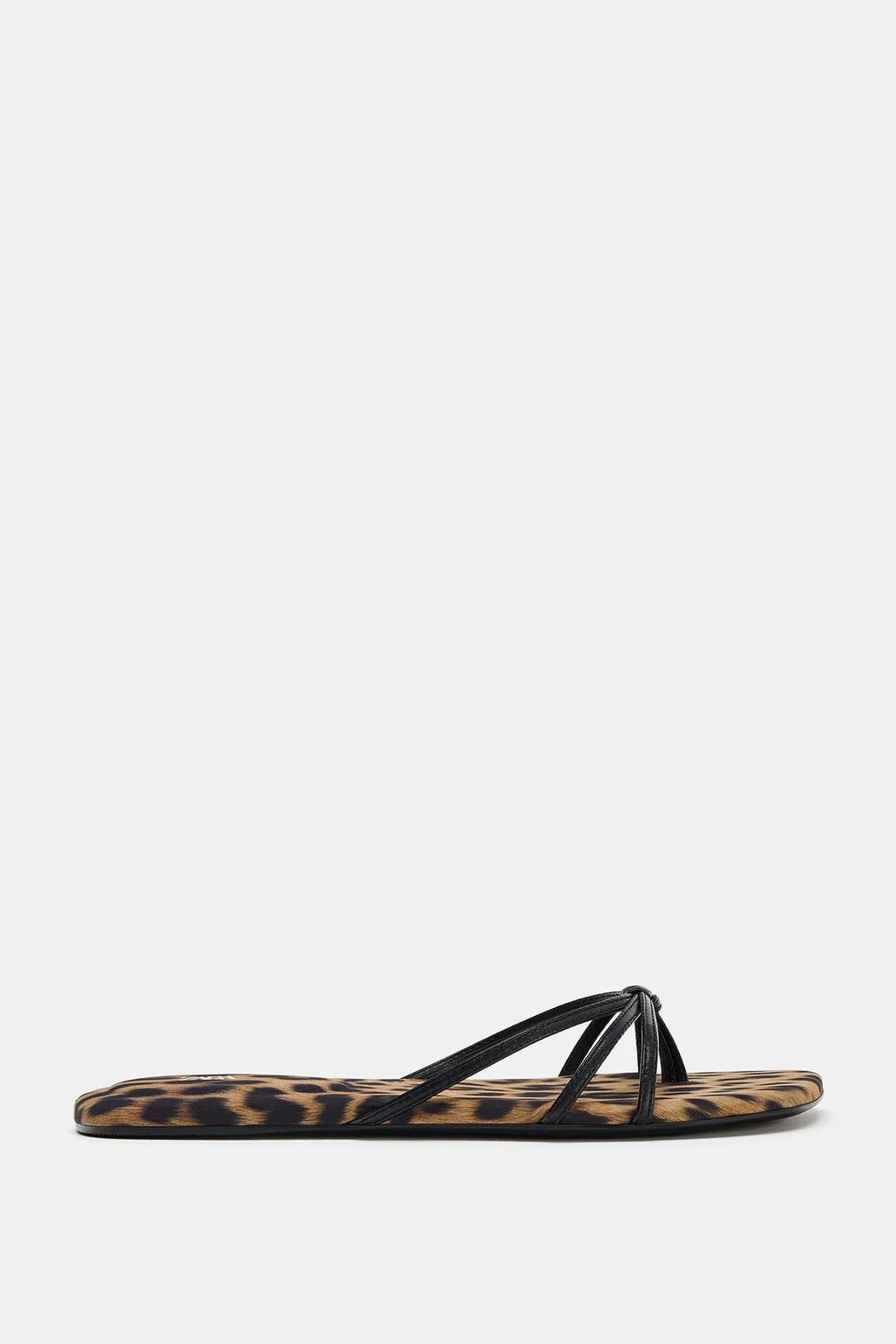 PRINTED FLAT SANDALS