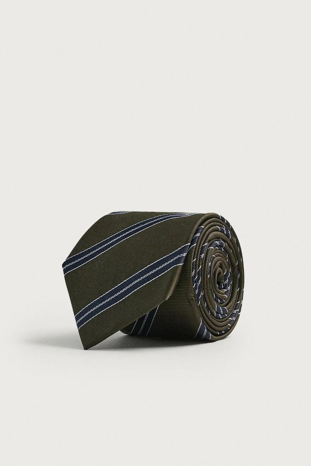 100% SILK STRIPED TIE