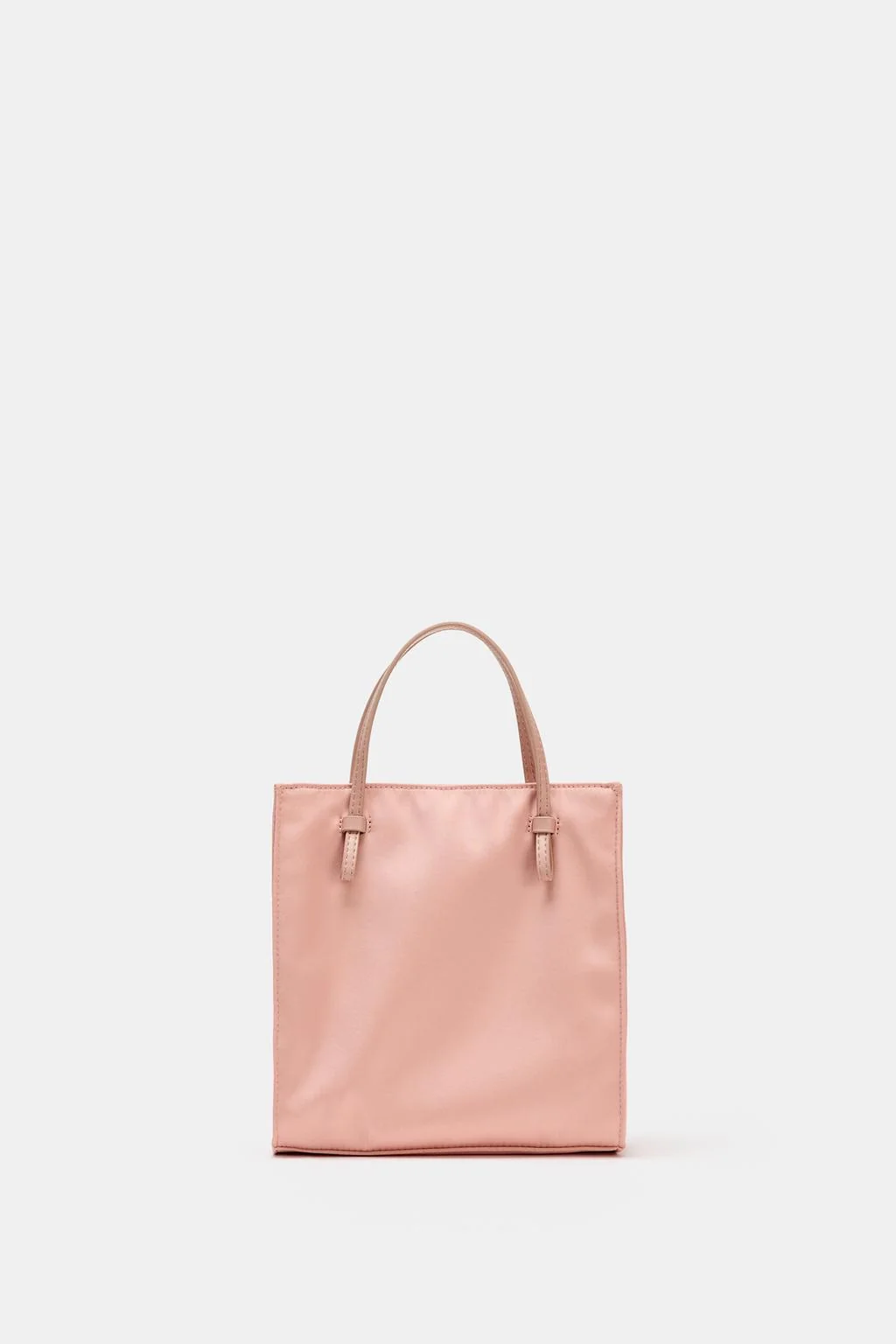 SATIN EFFECT HANDBAG