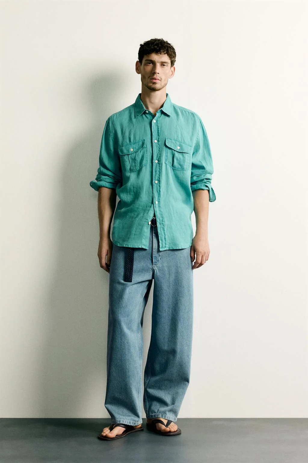100% LINEN RELAXED FIT SHIRT