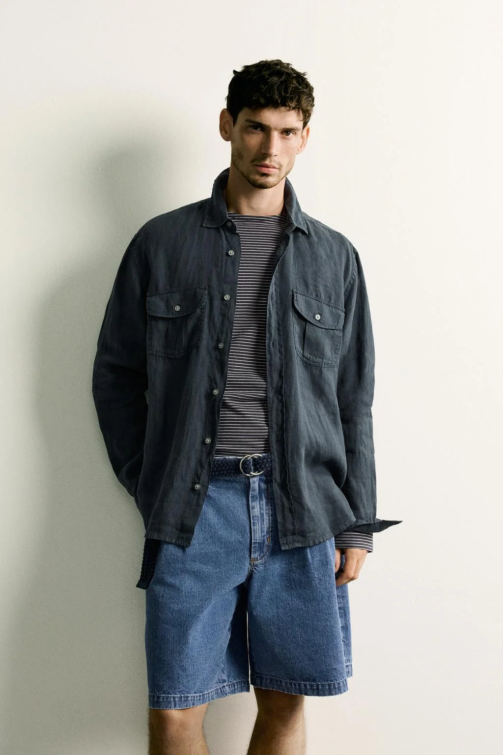 100% LINEN RELAXED FIT SHIRT