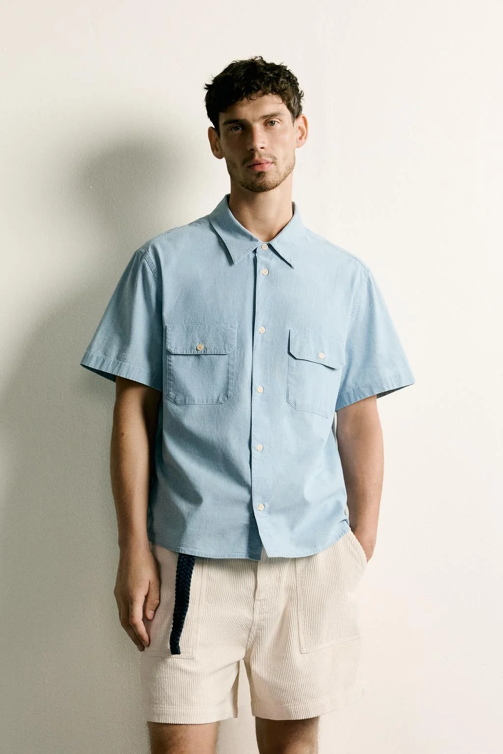 CHAMBRAY POCKET SHIRT