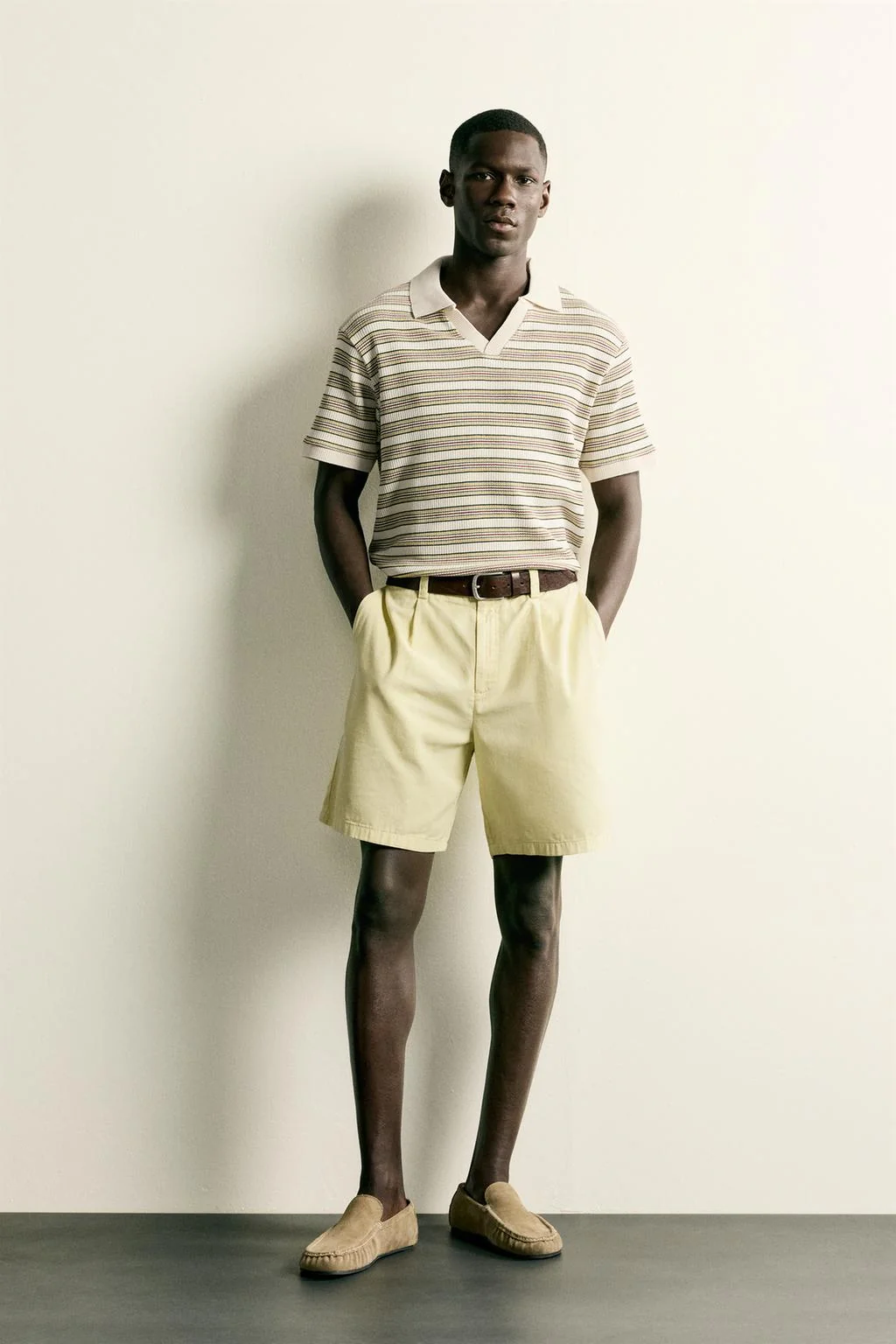 REGULAR FIT STRIPED POLO SHIRT
