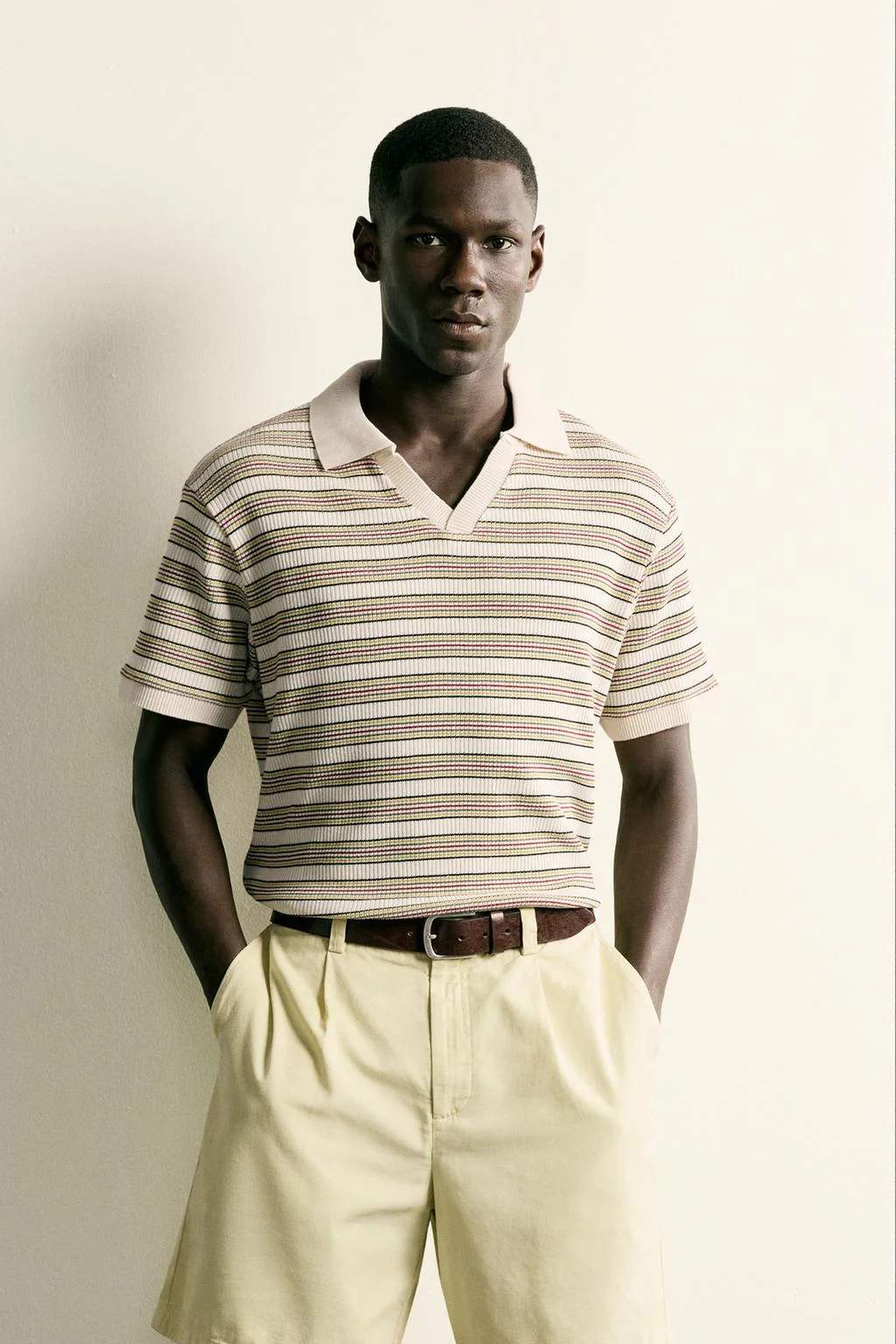 REGULAR FIT STRIPED POLO SHIRT
