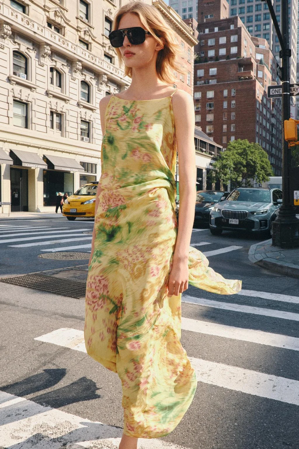 ZW COLLECTION PRINTED BOW DRESS