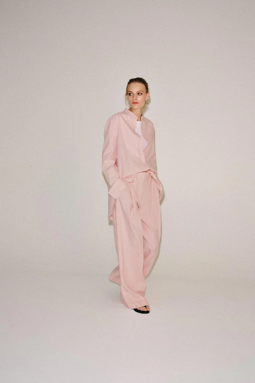ZW COLLECTION PLEATED TROUSERS