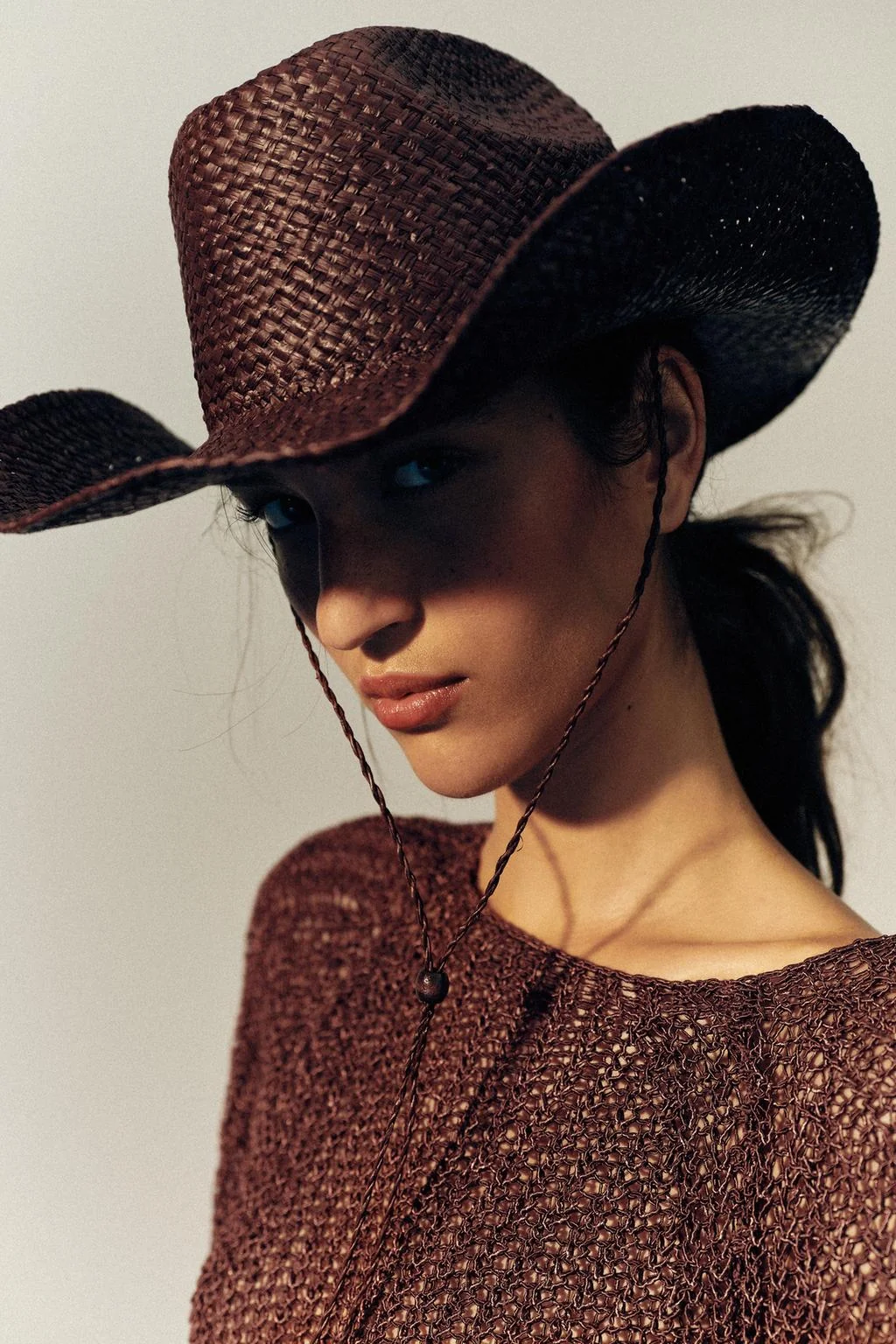 100% RAFFIA COWBOY HAT
