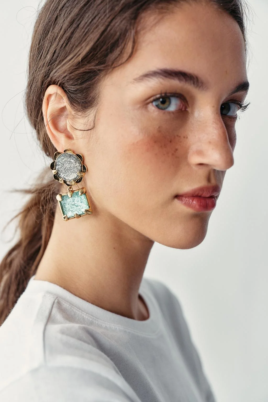 DOUBLE SHINE EARRINGS