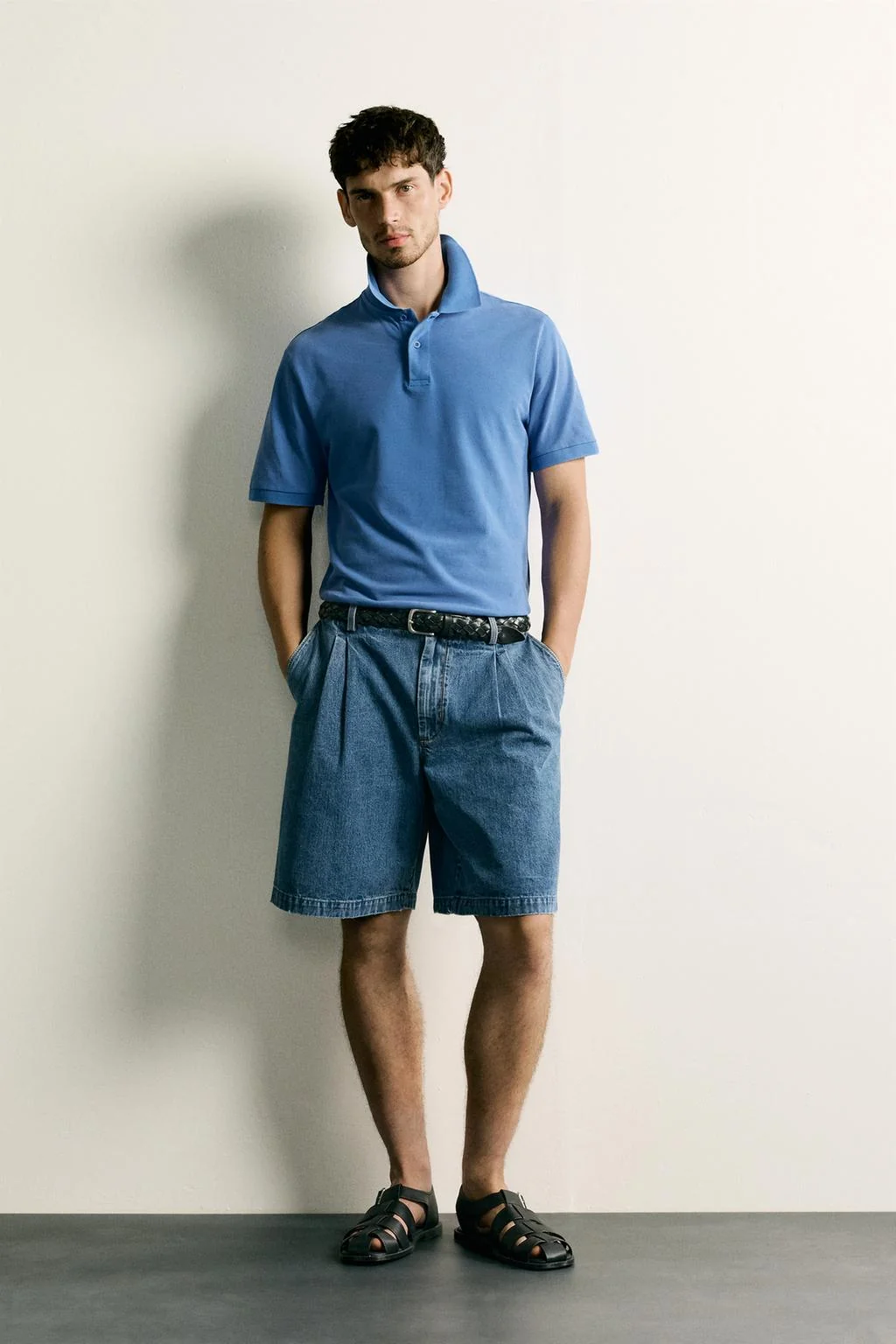 REGULAR FIT WASHED PIQUÉ POLO SHIRT