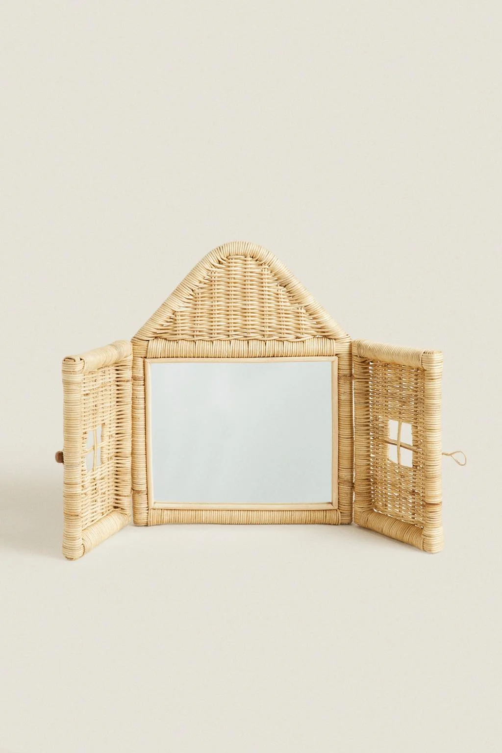 Детское зеркало для стены в виде плетёного домика — Декоративные аксессуары