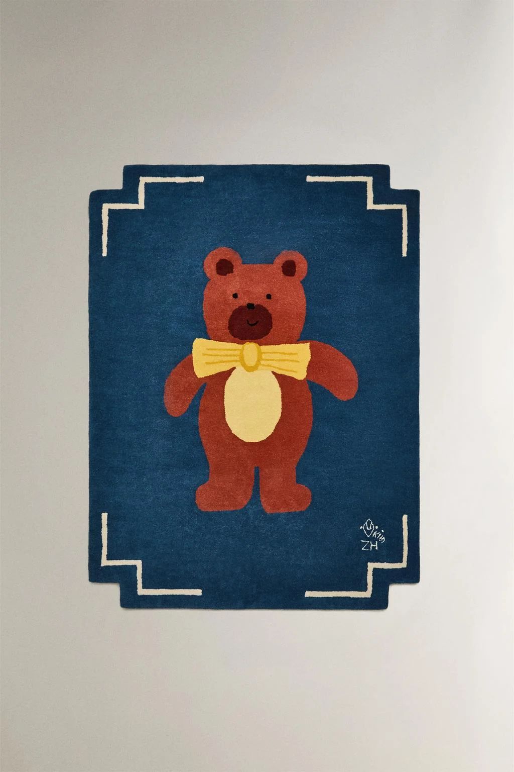 Детский ковёр из шерсти медведь х зоопарк животных — Ковры