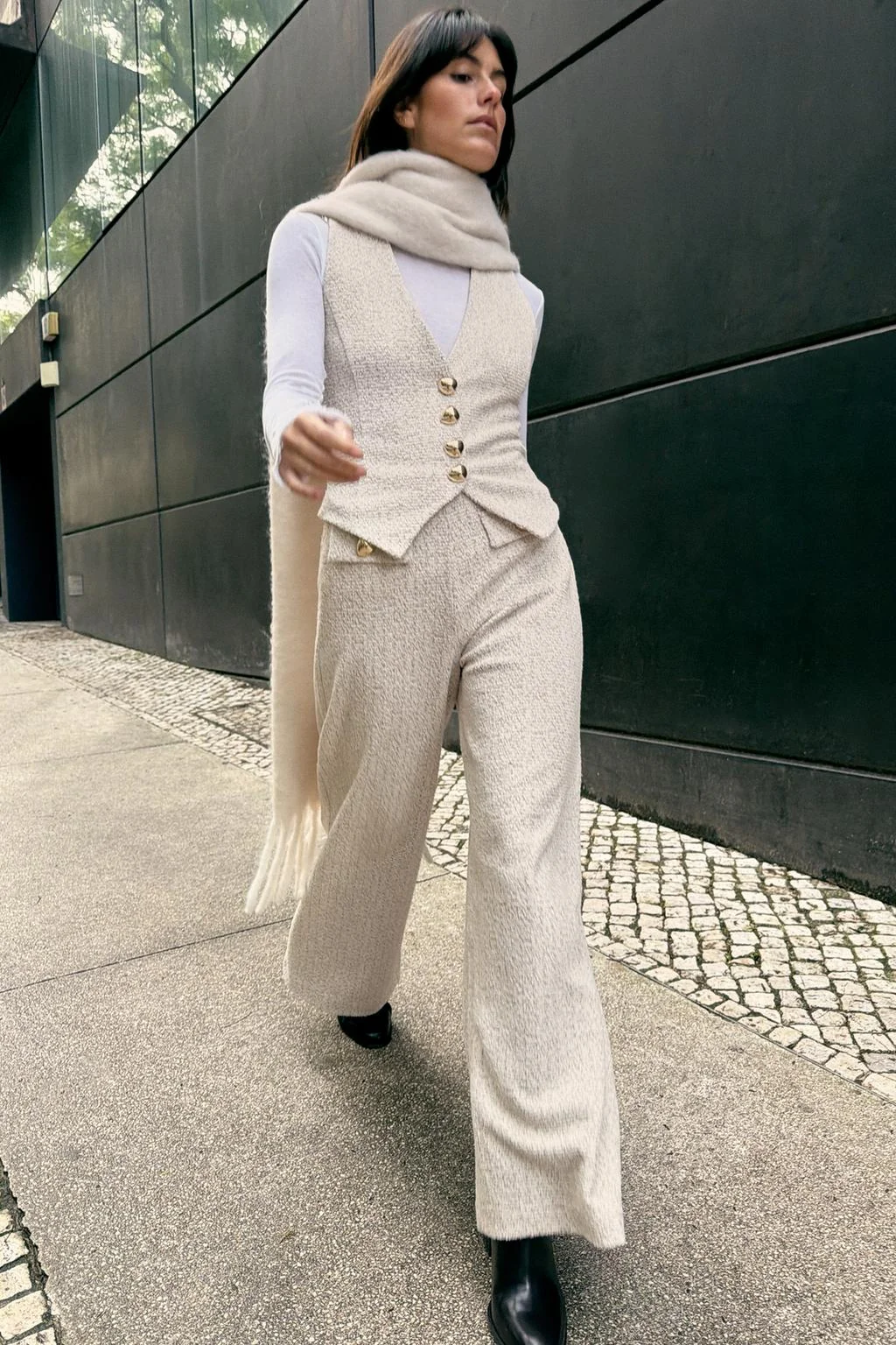 Текстурированные брюки