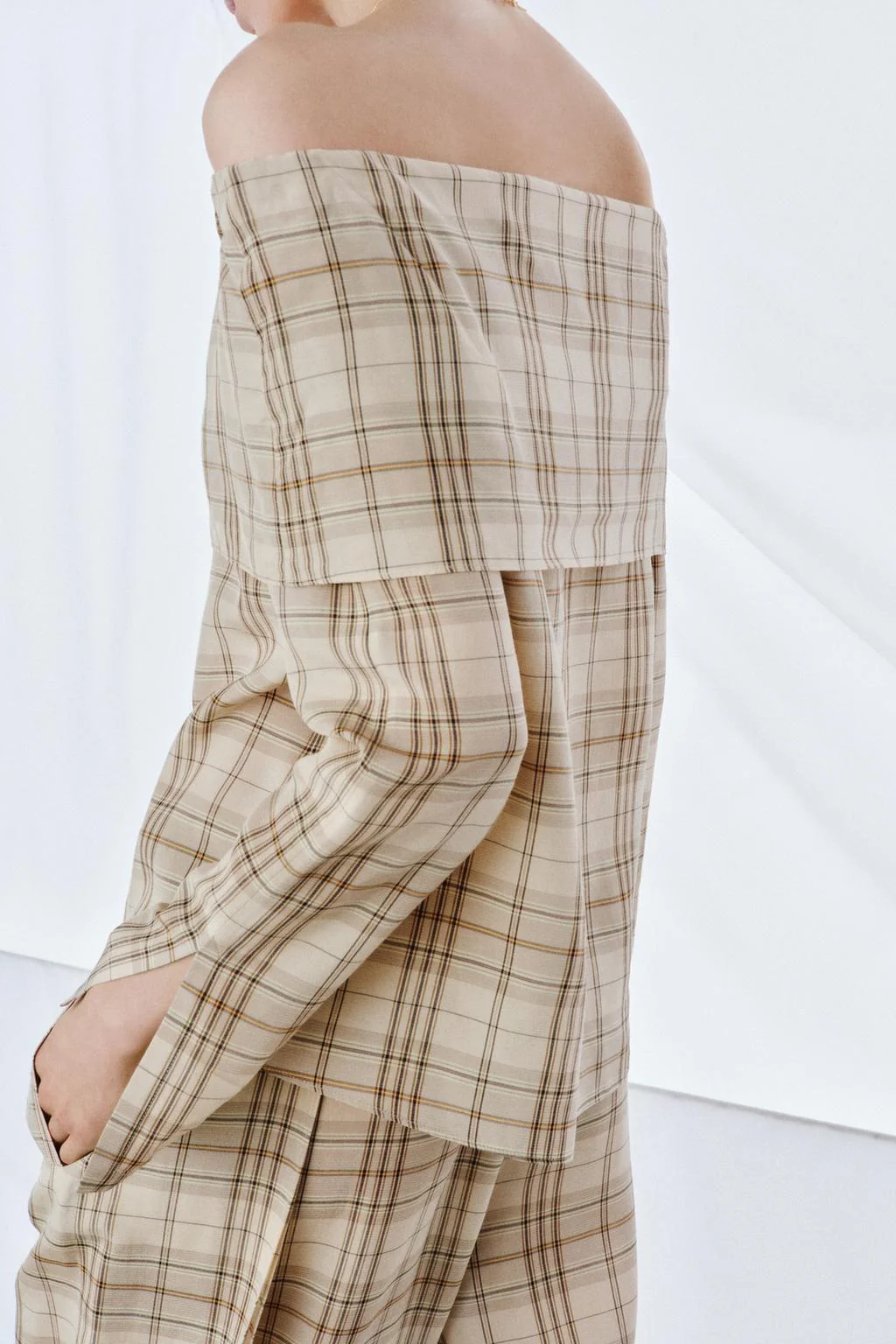 Брюки в клетку ZW COLLECTION