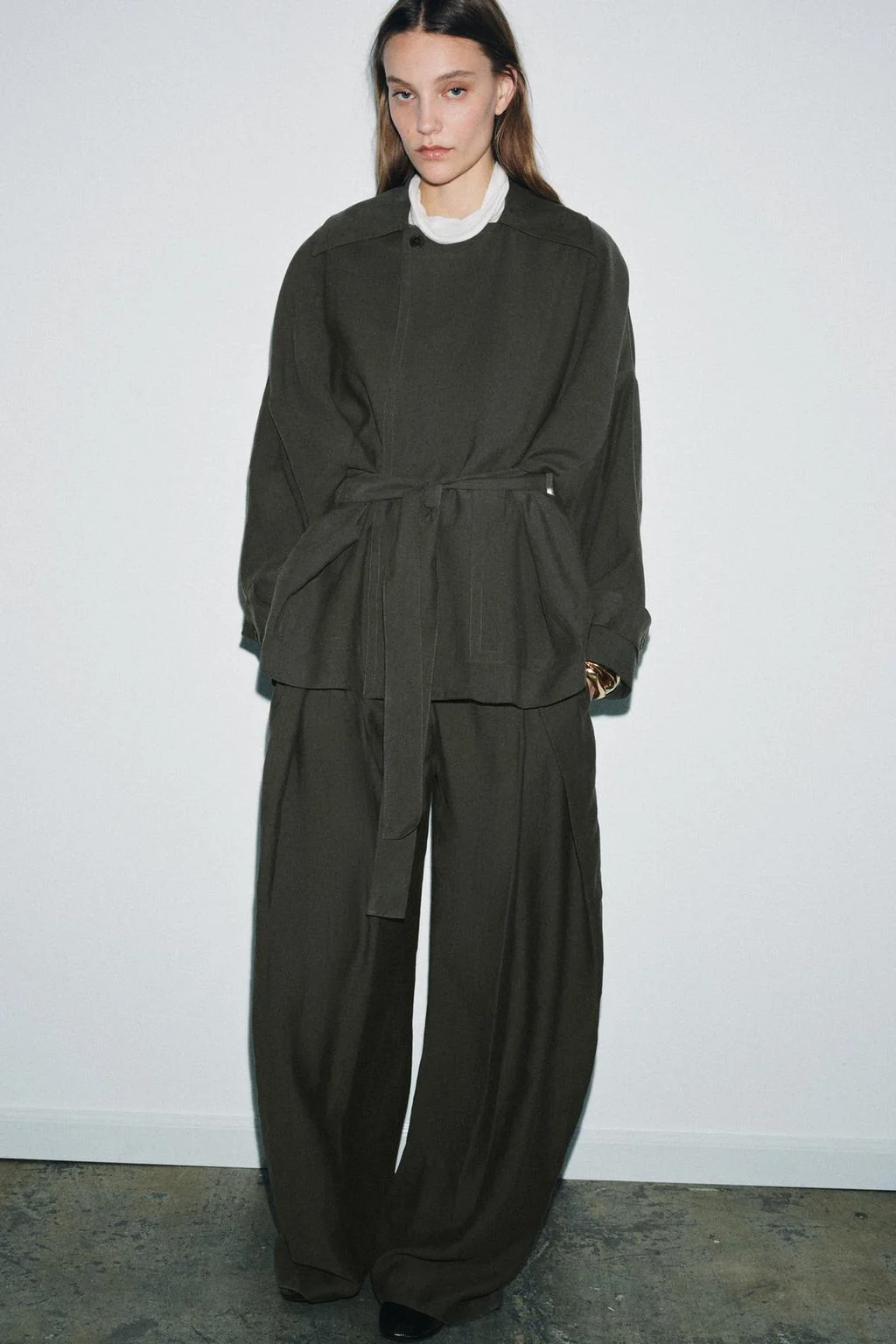 ZW COLLECTION короткий струящийся тренч