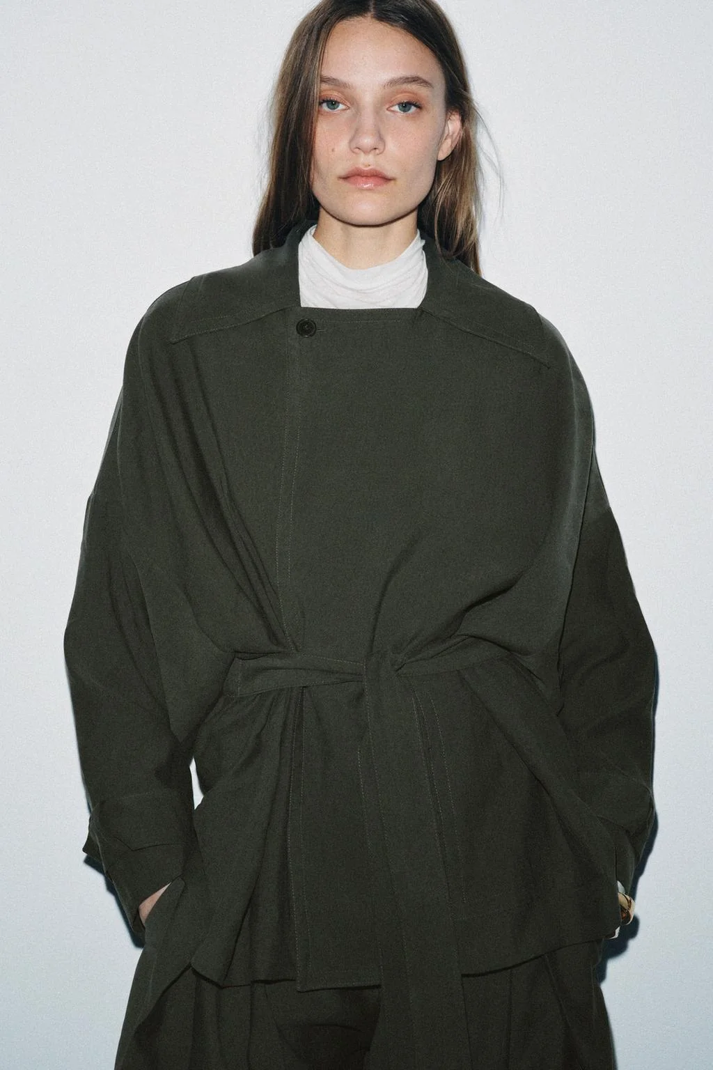 ZW COLLECTION короткий струящийся тренч