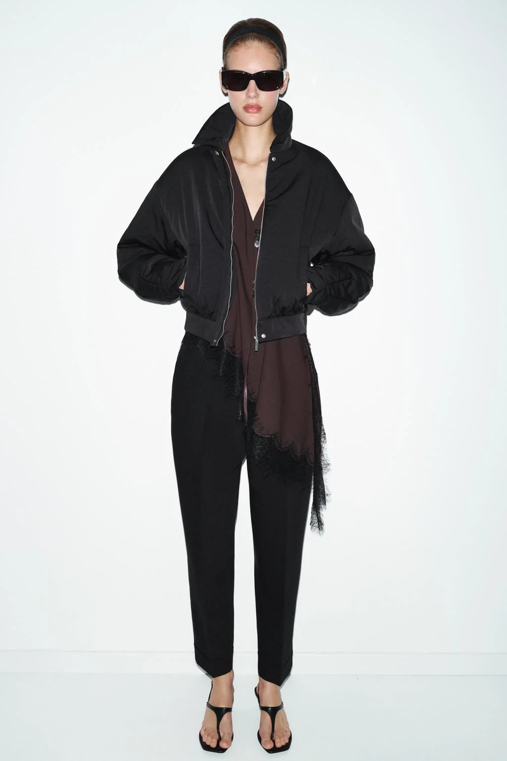 Короткий простёганный жакет