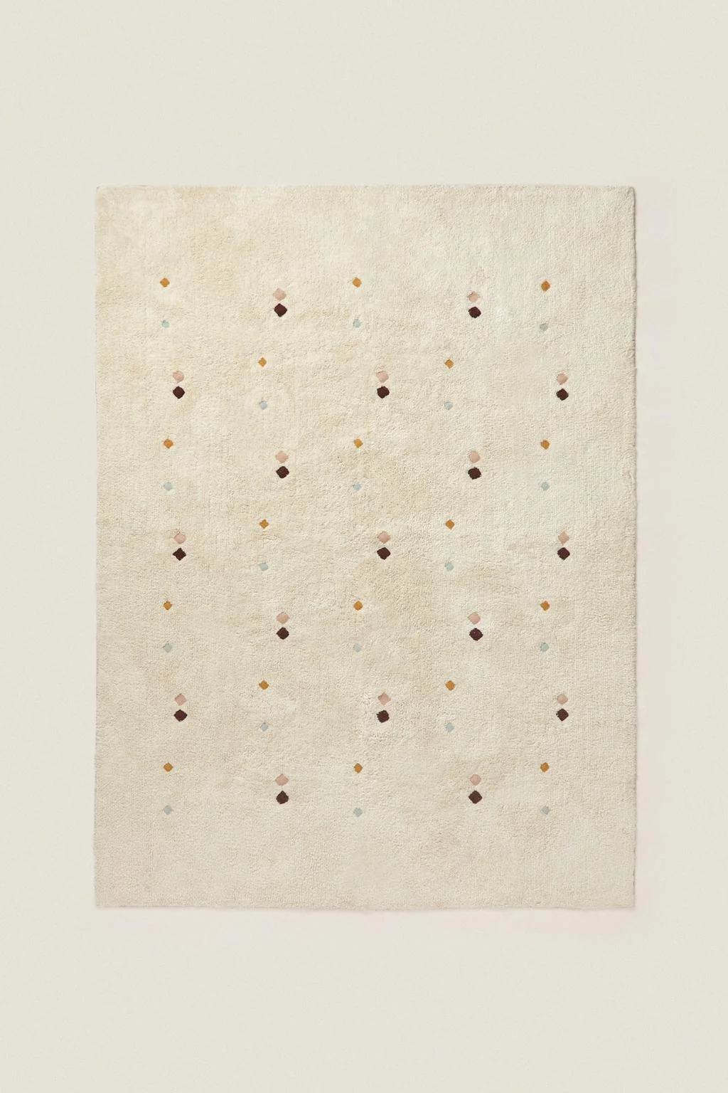 Детский разноцветный вышитый ковёр с ромбами — Ковры