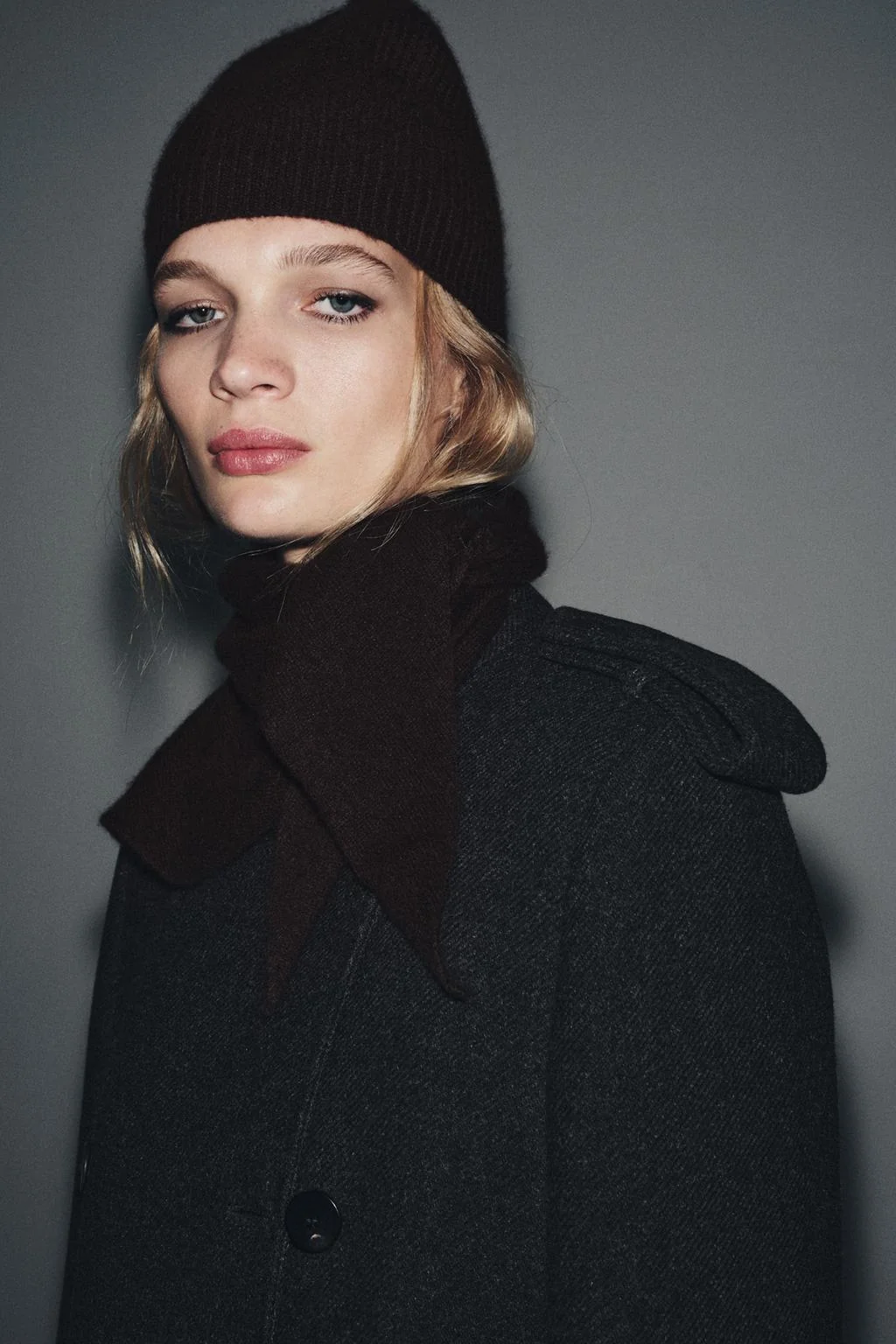 Шарф из шерсти и кашемира