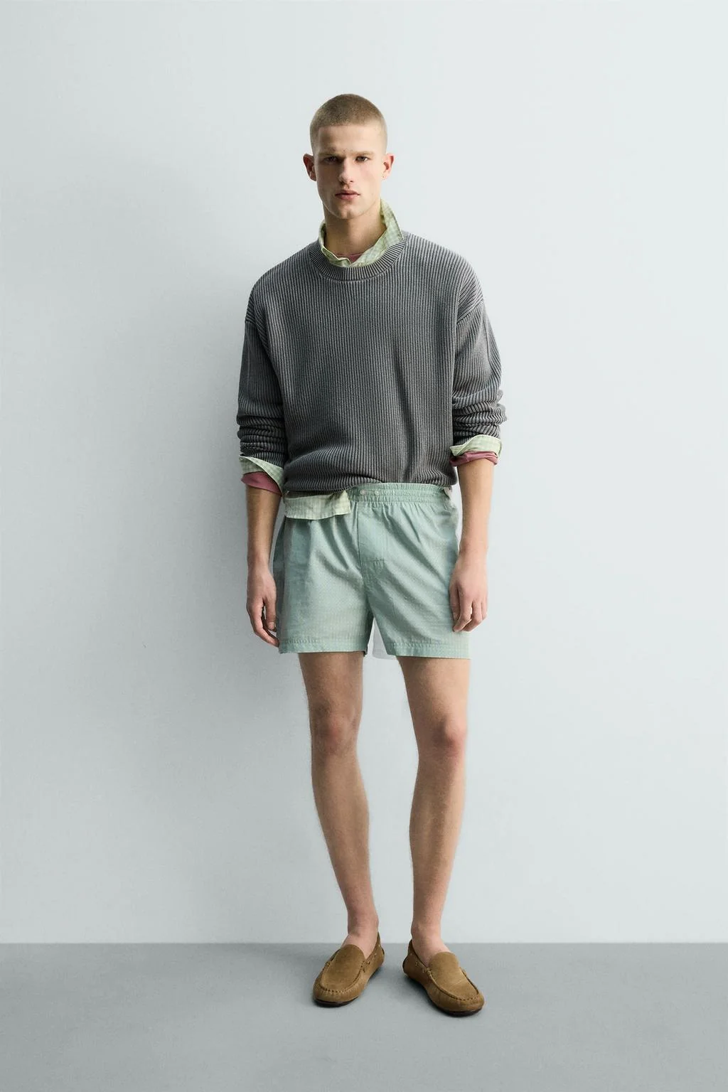 2-УПАКОВКА РАЗНОЦВЕТНЫХ БОКСЕР ИЗ ПОПЛИНА — Брюки