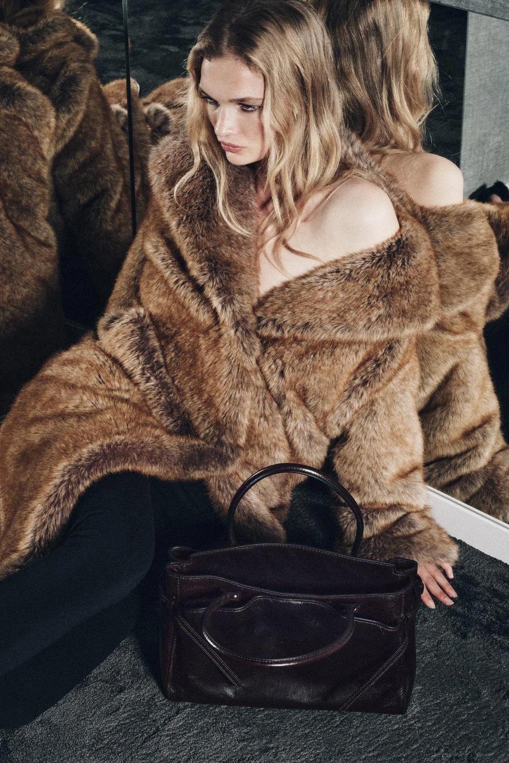 Кожаная городская сумка — Кожа