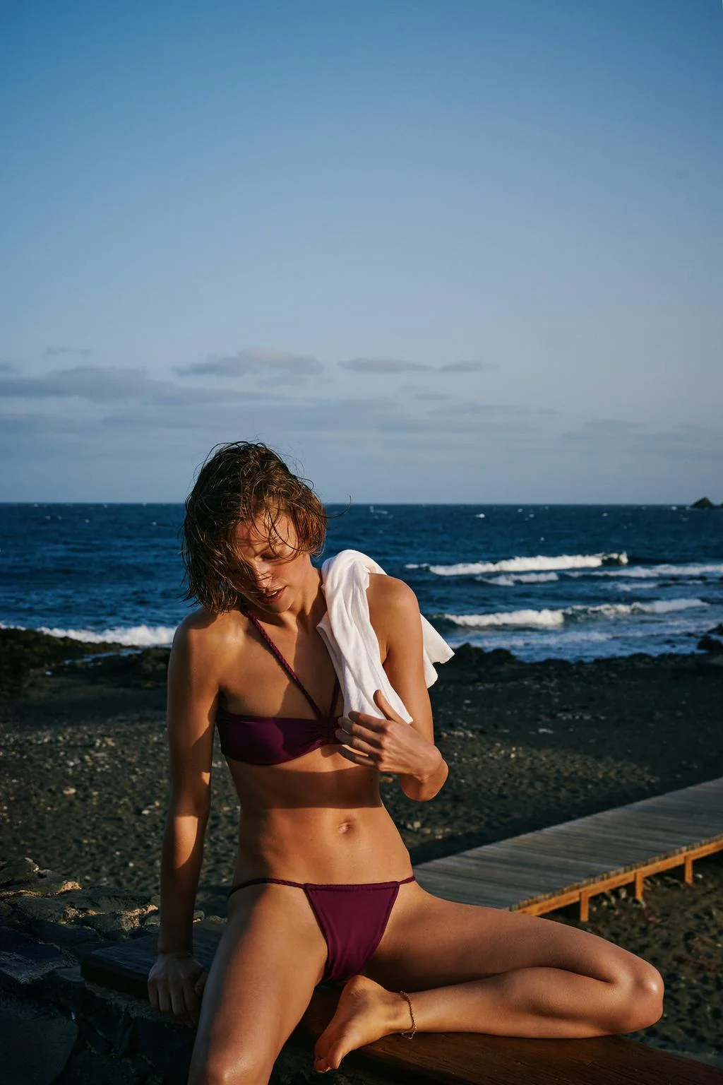 Плетеные шторки-трусики для бикини — Купальники и пляжная одежда