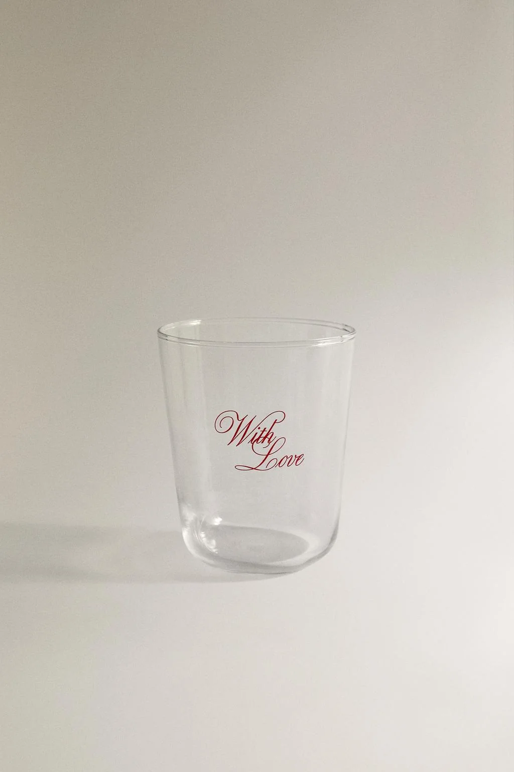 Стакан "WITH LOVE" из стекла — Концепции