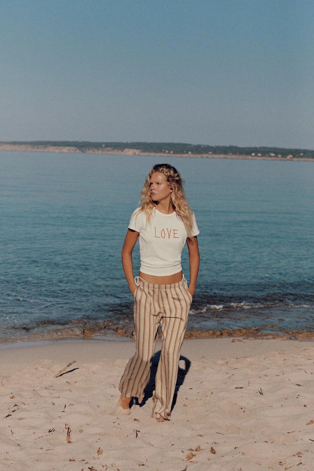 TEXT PRINT RUSTIC T-SHIRT