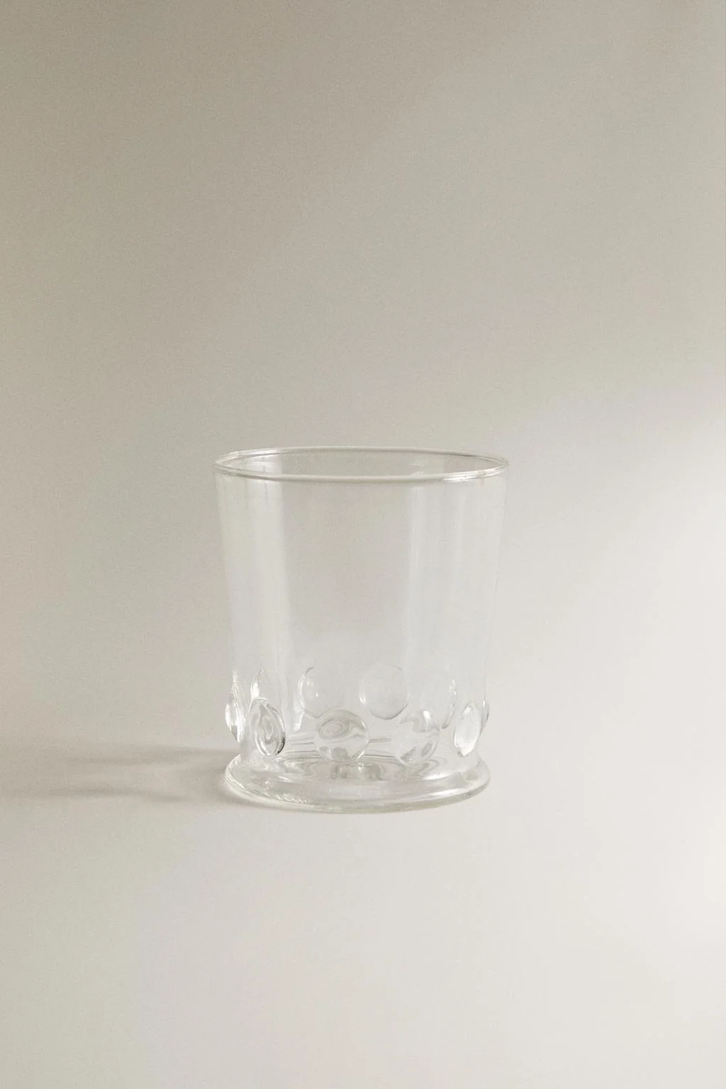 Боросиликатный стакан с объемными цветами — Стеклянная посуда