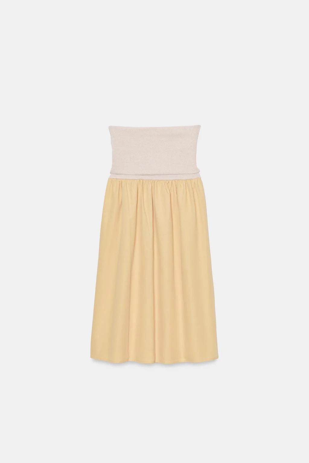 Юбка с контрастной отделкой фаджин