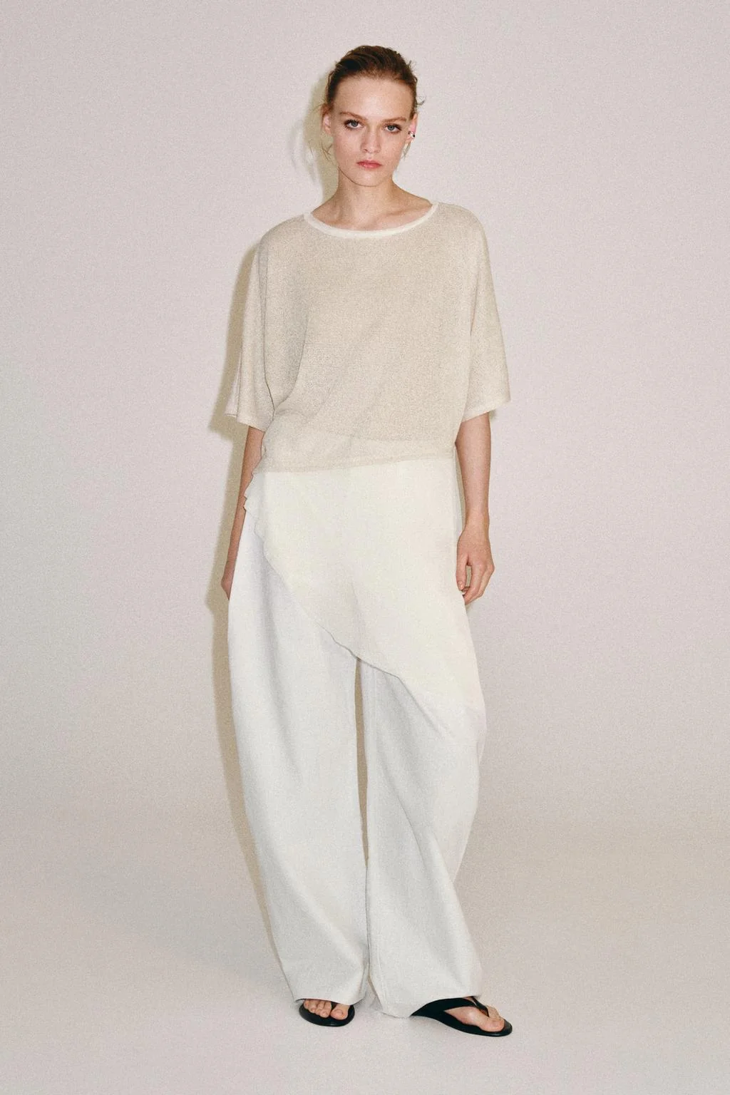 Брюки ZW Collection широкого кроя