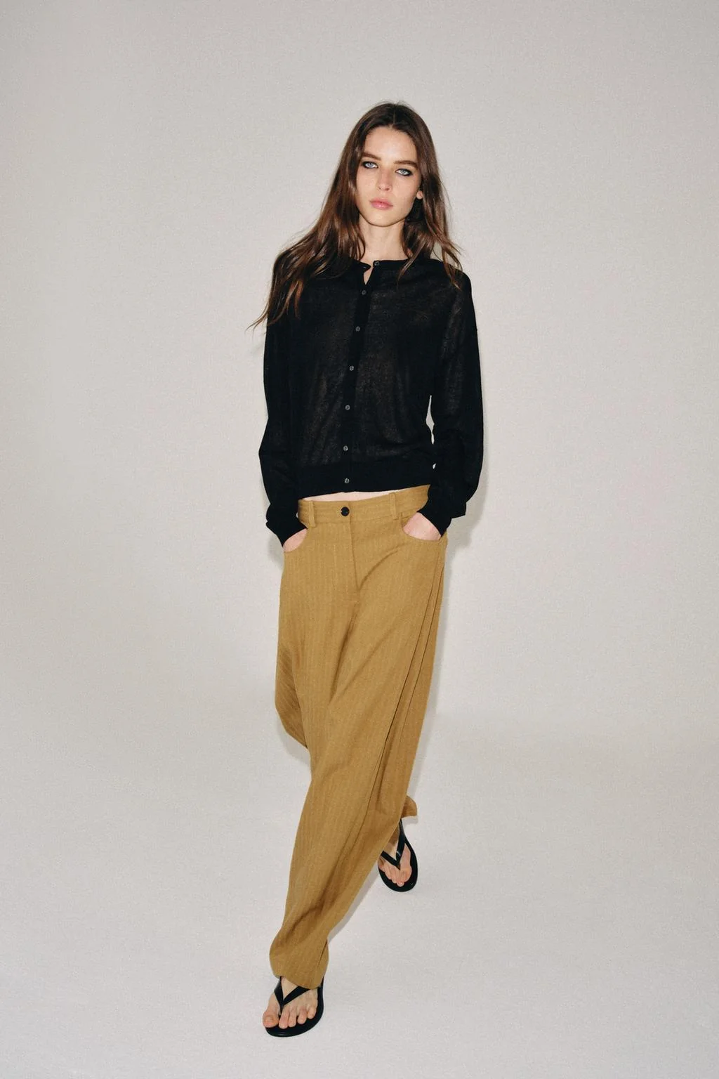 ZW COLLECTION зауженные брюки в елочку