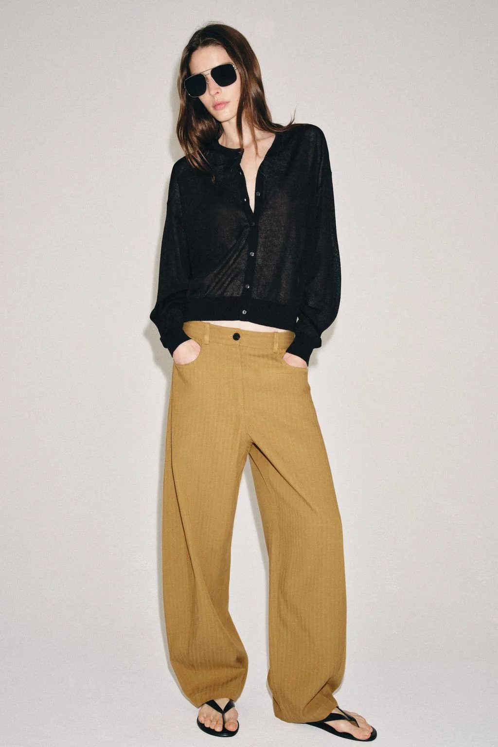 ZW COLLECTION зауженные брюки в елочку