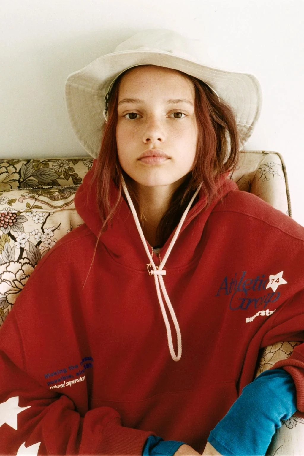 SLOGAN PRINT HOODIE