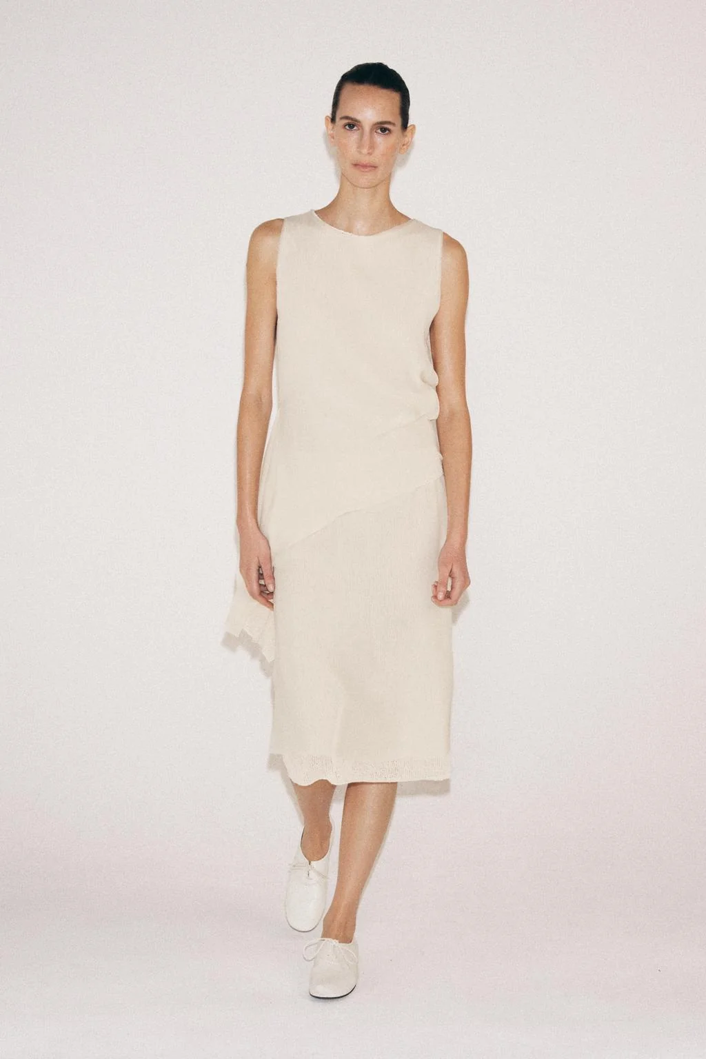 Юбка-миди с двойным эффектом