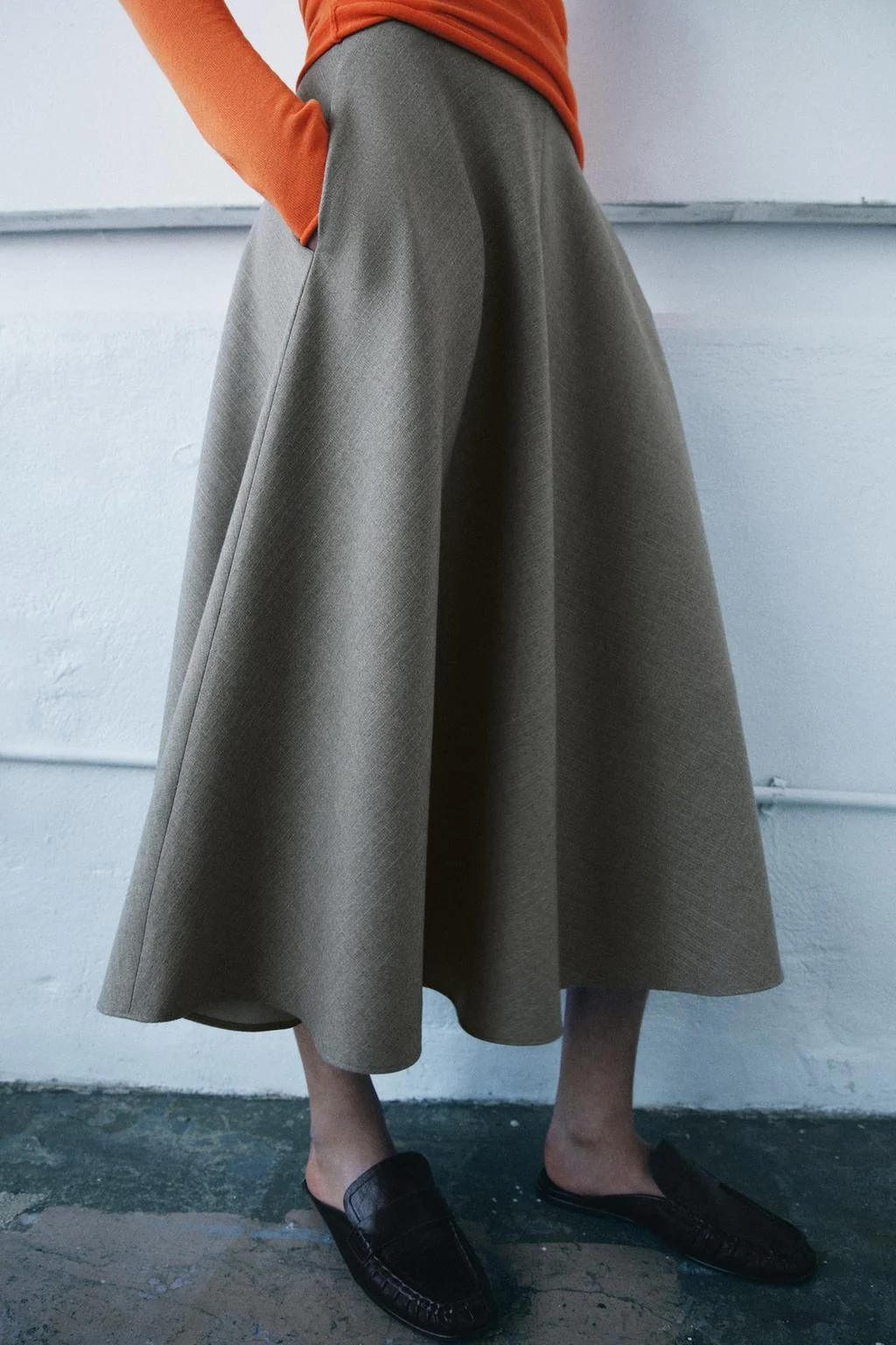 Юбка слоистая в ёлочку ZW COLLECTION