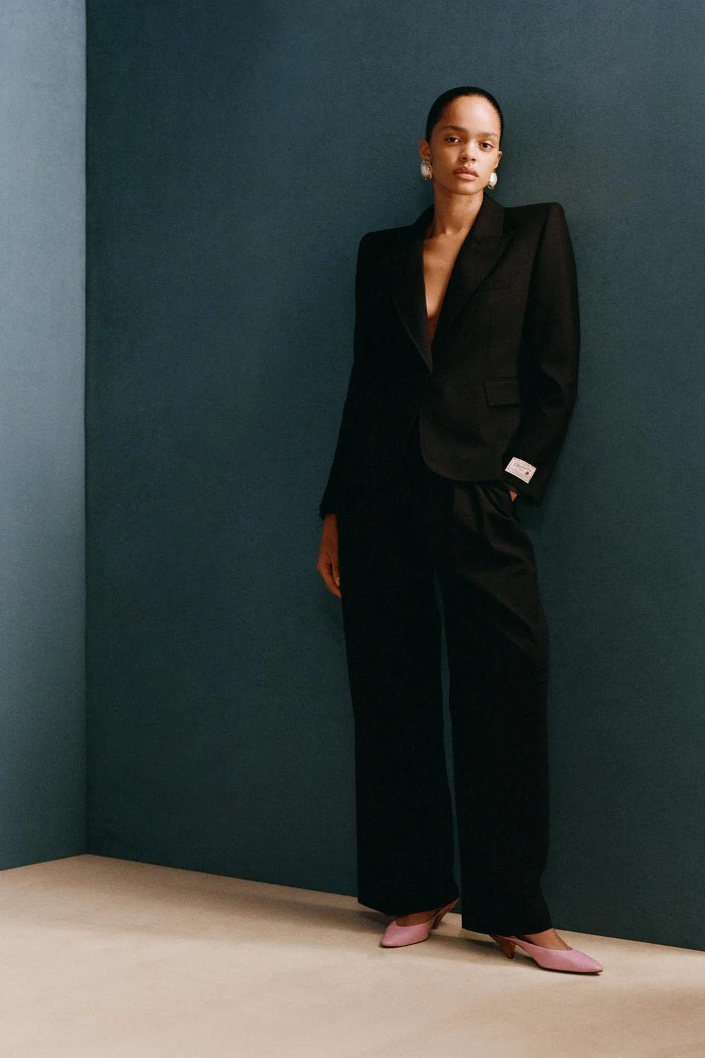 Пиджак с подплечниками из шерсти WILLY CHAVARRIA X ZARA