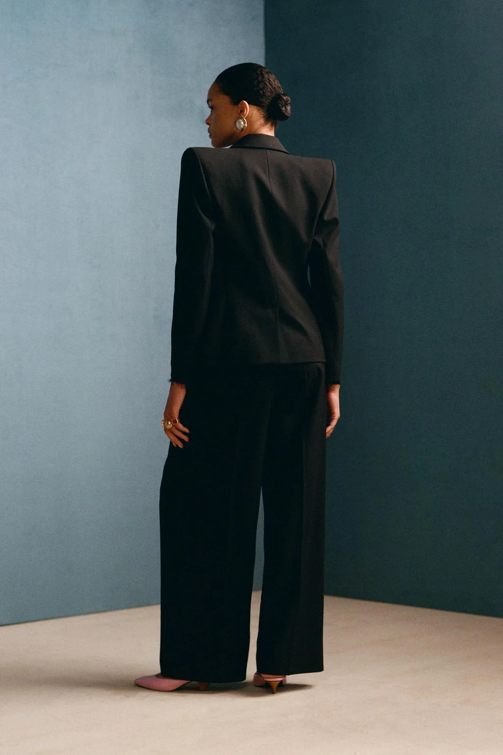 Брюки из смеси шерсти с драпировкой WILLY CHAVARRIA X ZARA — Пиджаки