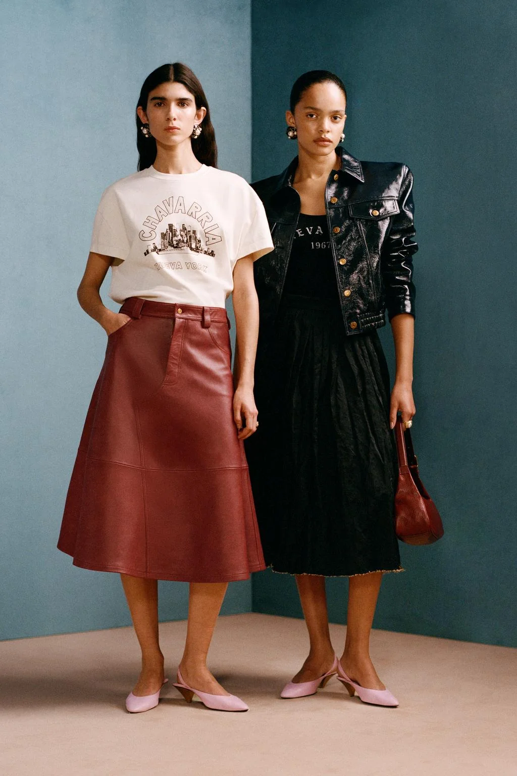 Кожаная куртка с подплечниками WILLY CHAVARRIA X ZARA