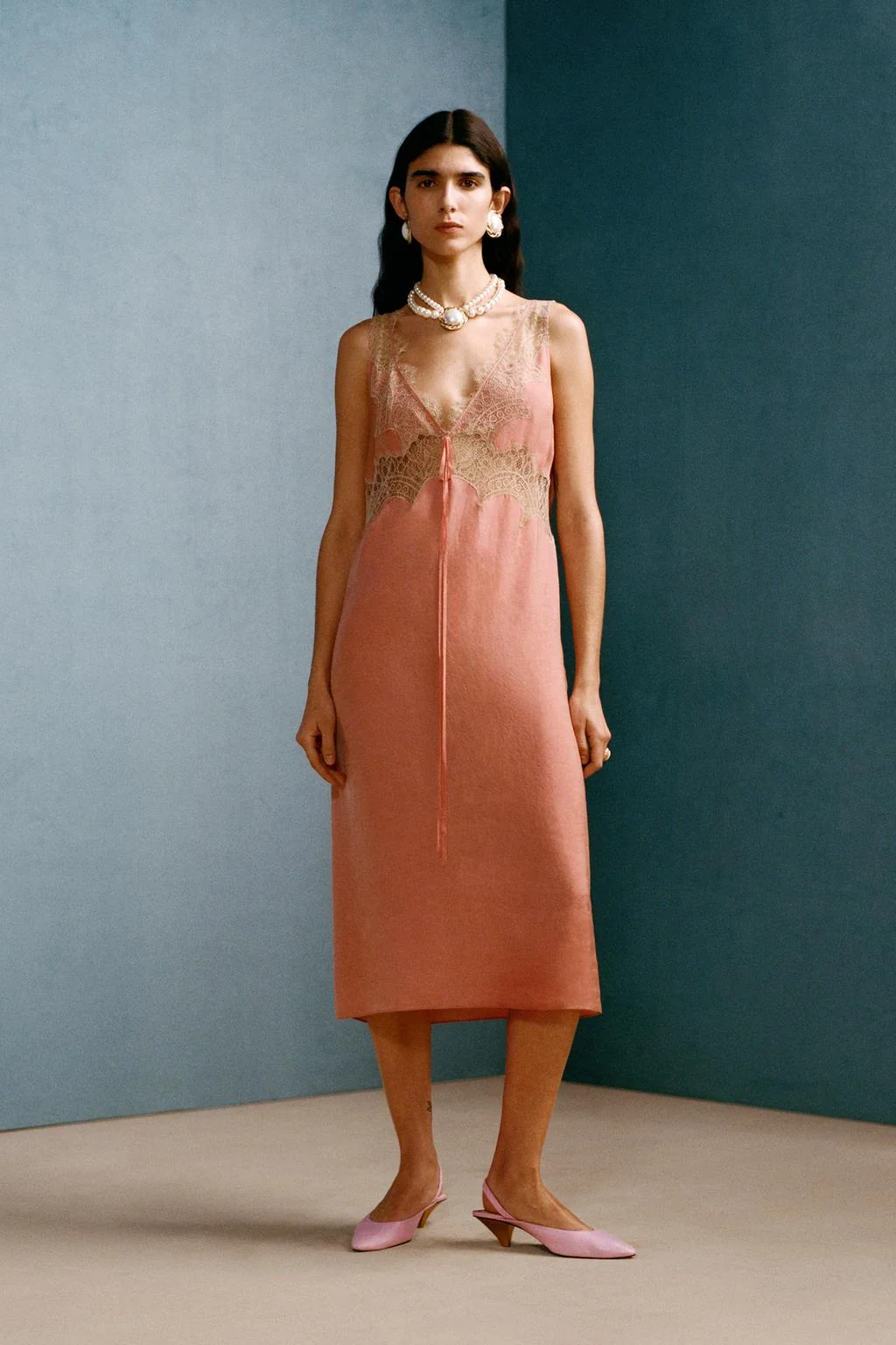 Кружевное платье-камисол WILLY CHAVARRIA X ZARA — Специальная серия