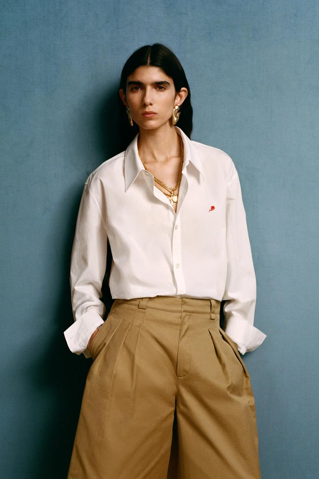 Вышитая рубашка из поплина WILLY CHAVARRIA X ZARA