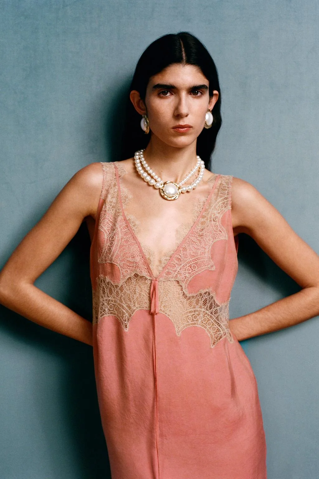 Двойное ожерелье из искусственного жемчуга WILLY CHAVARRIA X ZARA