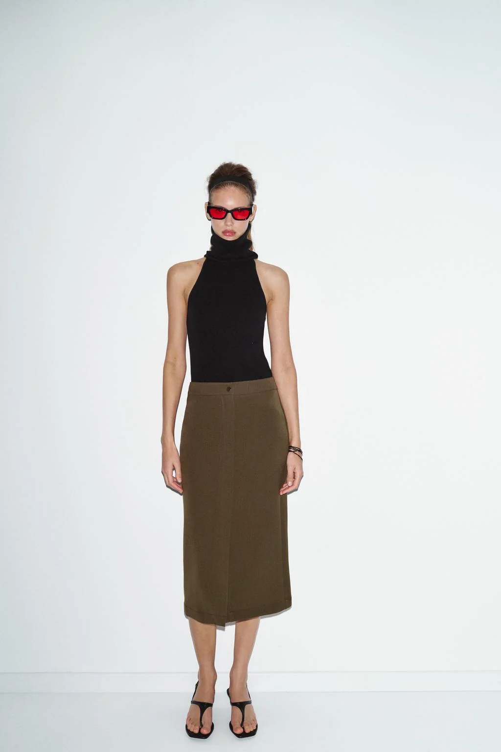 Юбка миди-карандаш