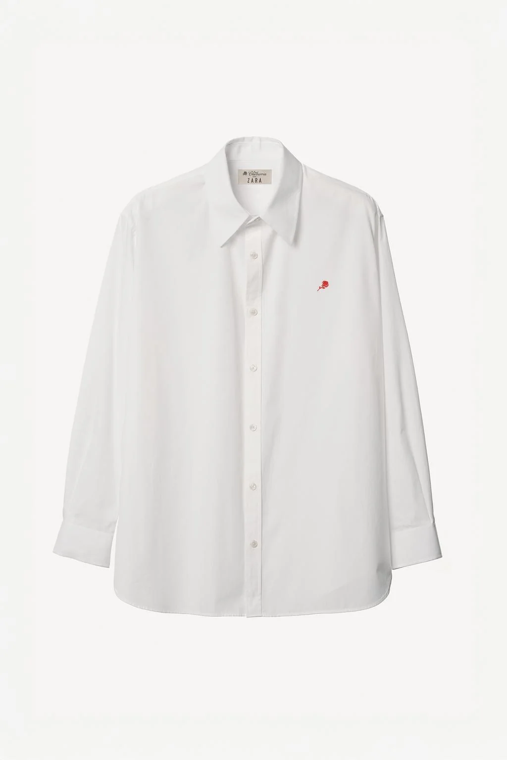 Хлопковая рубашка свободного кроя WILLY CHAVARRIA X ZARA