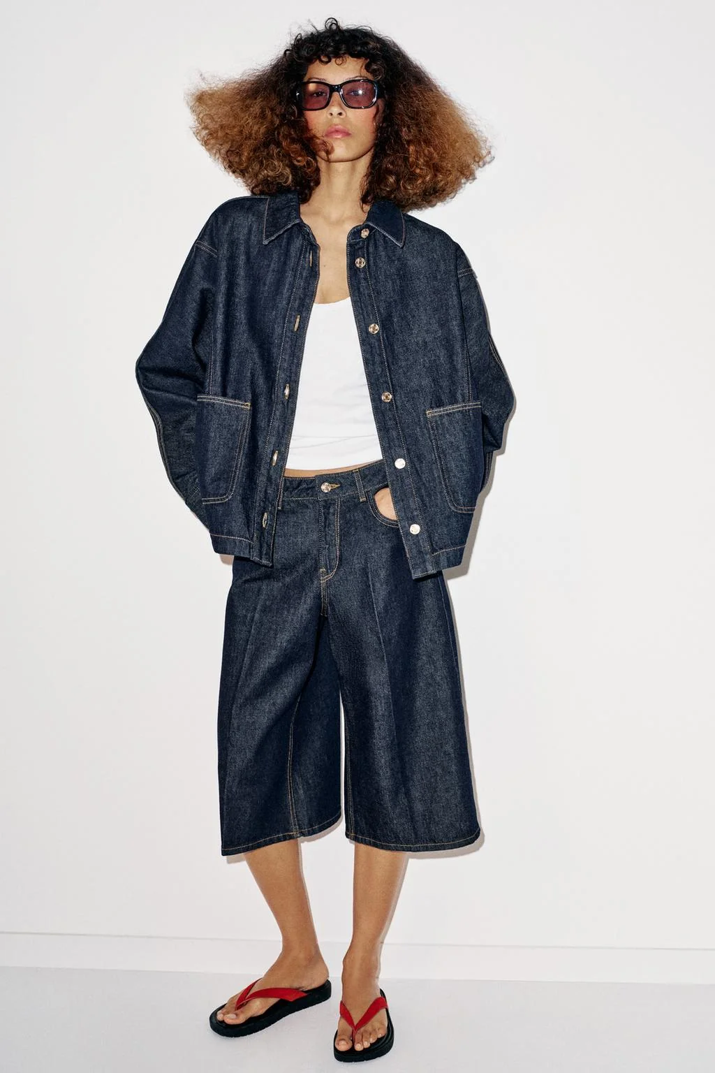 Z1975 длинные джинсовые шорты-бермуды